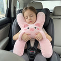 NapPals™ Kids Car Nap Pillow – Soft Plush Animal Travel Cushion